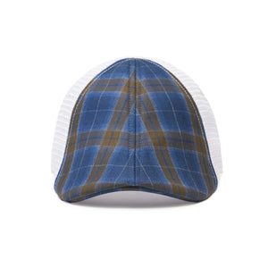 The Mesh Trucker Boston Scally Cap - Plaid with White - alternate image 5