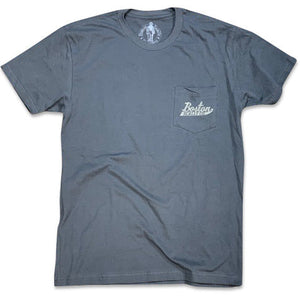Boston Scally The Industrial Pocket Tee T-Shirt - Metal Grey - featured image