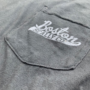 Boston Scally The Captain Long Sleeve Pocket Tee T-Shirt - Black Pearl - alternate image 3