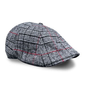 The Sunday Boston Scally Cap - Black Smoke & Red - featured image