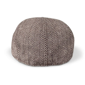 The Peaky Boston Scally Cap - Brown Herringbone - alternate image 4
