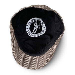 The Peaky Boston Scally Cap - Brown Herringbone - alternate image 5