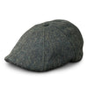 The Peaky Boston Scally Cap - Dark Olive Green Herringbone - alternate image 2