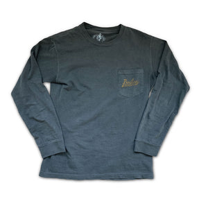 Boston Scally The Pumpkinhead Long Sleeve Tee T-Shirt - Dusk Black - alternate image 2