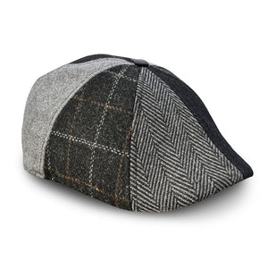 The Bootstrap Boston Scally Cap - Black & Grey Plaid - featured image