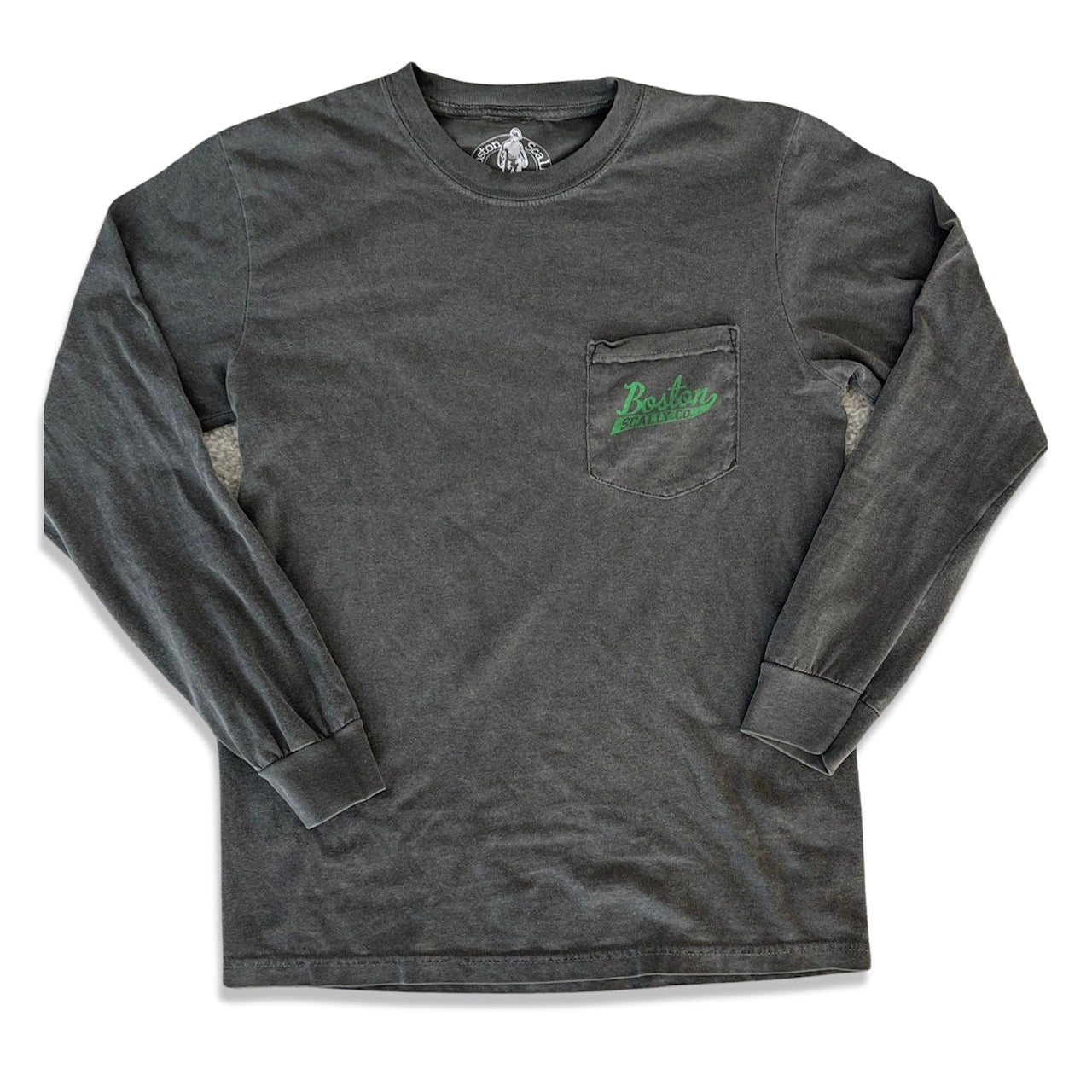 Boston Scally The Irish Rose Long Sleeve Pocket Tee T-Shirt