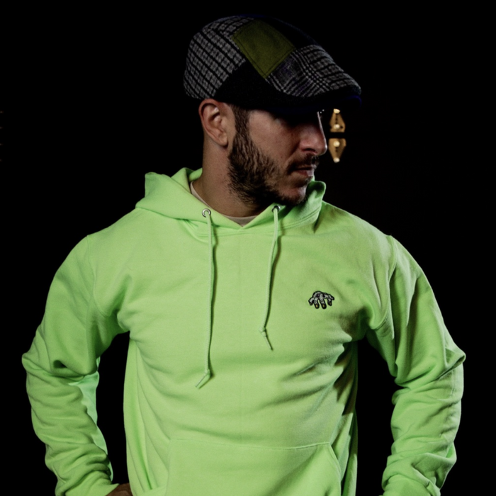 Boston Scally The Zombie Hoodie - Green Ooze - featured image