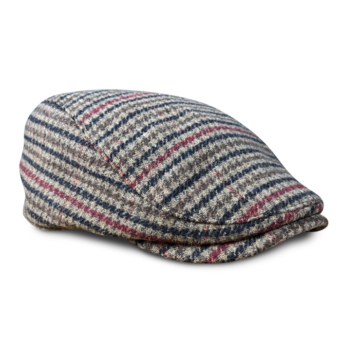 The Hound Boston Scally Cap - Brown Houndstooth - featured image