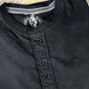 Boston Scally The Long Sleeve Henley - Vintage Black - alternate image 2