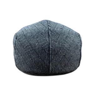 The Flap Cap Boston Scally Cap - Grey Herringbone - alternate image 7