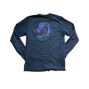 Boston Scally The Violet Rose Long Sleeve Tee T-Shirt - Vintage Black - alternate image 2