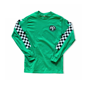 Boston Scally The Punk Long Sleeve Tee T-Shirt - Kelly Green - featured image