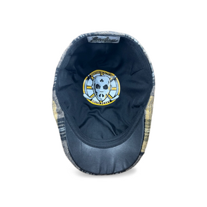 The Bruin Peaky Boston Scally Cap - Gold and Black Plaid - alternate image 3