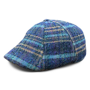 The Easter Rose Peaky Boston Scally Cap - Blue Plaid - alternate image 3