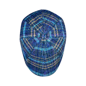 The Easter Rose Peaky Boston Scally Cap - Blue Plaid - alternate image 4
