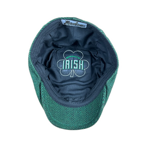 The Irish Boston Scally Cap - Green Herringbone - alternate image 3