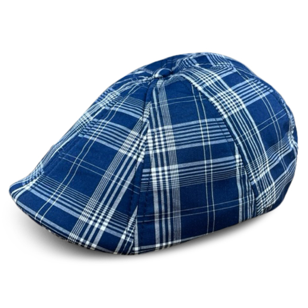 Plaid scally cap sales