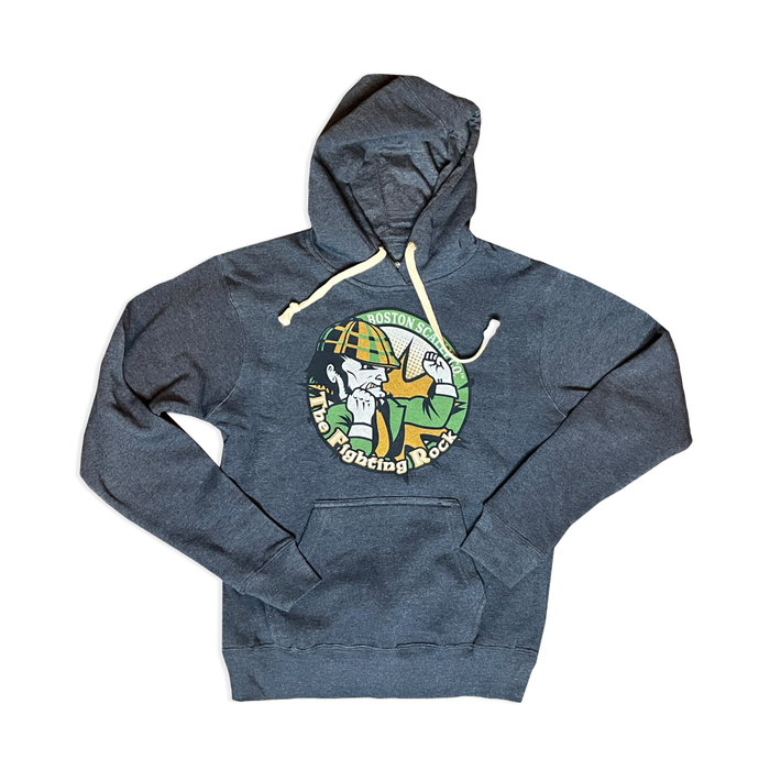 Boston Scally The Fighting Rock Hoodie - Navy - featured image