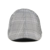 The Plaid Trainer Boston Scally Cap - Light Grey & Black - alternate image 4