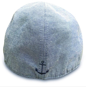 The Cape Codder Boston Scally Cap - Anchor & Saltbox Blue - alternate image 2
