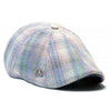 The Cottontail Boston Scally Cap - Light Blue & Lilac Plaid - alternate image 8