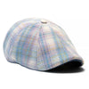 The Cottontail Boston Scally Cap - Light Blue & Lilac Plaid - featured image