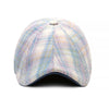 The Cottontail Boston Scally Cap - Light Blue & Lilac Plaid - alternate image 5