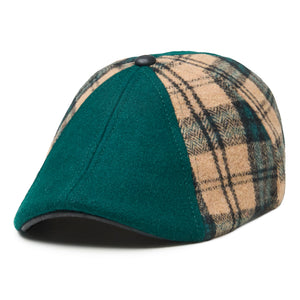 The Craic Boston Scally Cap - Emerald and Ale Plaid - alternate image 3