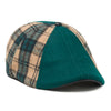 The Craic Boston Scally Cap - Emerald and Ale Plaid - featured image