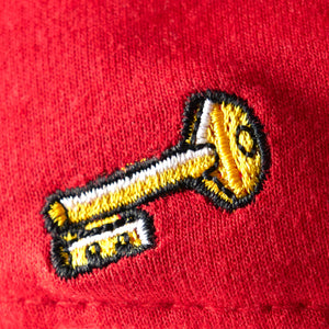 The Jake 2 Boston Scally Cap - Fire Engine Red - alternate image 9