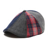 The King of Hearts Boston Scally Cap - Red & Blue Plaid - alternate image 4
