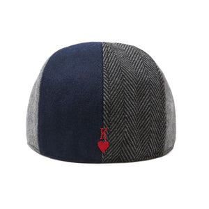 The King of Hearts Boston Scally Cap - Red & Blue Plaid - alternate image 6