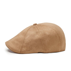 The Suede Peaky Boston Scally Cap - Tan - alternate image 8