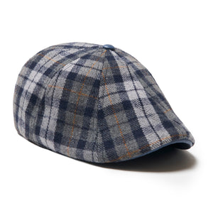 Dustin “The Diamond” Poirier Boston Scally Cap - Blue & Grey Plaid - featured image