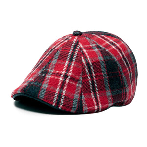 The Valentine Rose Boston Scally Cap - Red Plaid - alternate image 3