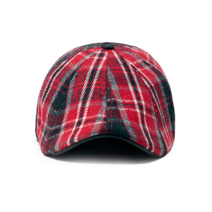 The Valentine Rose Boston Scally Cap - Red Plaid - alternate image 4
