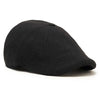 The Woven Peaky Boston Scally Cap - Black - featured image
