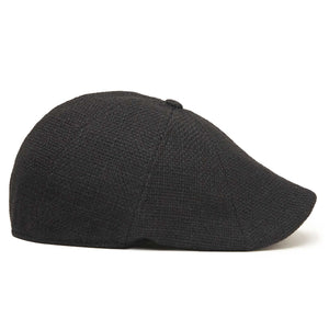 The Woven Peaky Boston Scally Cap - Black - alternate image 8