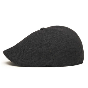 The Woven Peaky Boston Scally Cap - Black - alternate image 7