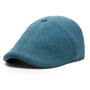 The Woven Peaky Boston Scally Cap - Dockside Blue - alternate image 3