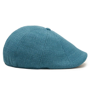 The Woven Peaky Boston Scally Cap - Dockside Blue - alternate image 8
