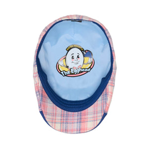 The Egghead Boston Scally Cap - Blue & Pastel Plaid - alternate image 2