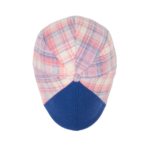 The Egghead Boston Scally Cap - Blue & Pastel Plaid - alternate image 6