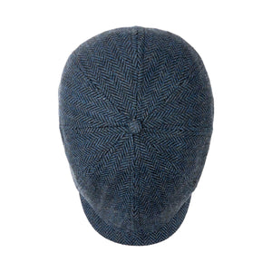 The Baker Boy Boston Scally Cap - Patriot Blue Herringbone - alternate image 6
