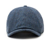 The Baker Boy Boston Scally Cap - Patriot Blue Herringbone - alternate image 4
