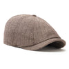 The Baker Boy Boston Scally Cap - Brown Herringbone - featured image