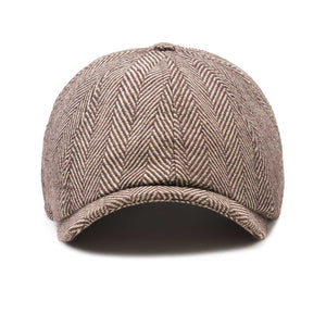 The Baker Boy Boston Scally Cap - Brown Herringbone - alternate image 4
