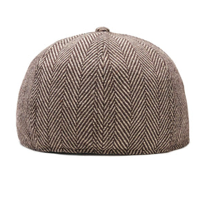 The Baker Boy Boston Scally Cap - Brown Herringbone - alternate image 5
