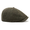 The Baker Boy Boston Scally Cap - Dark Olive Herringbone - alternate image 9