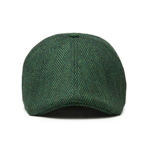 The 8-Panel Irish Boston Scally Cap - Green Herringbone - alternate image 5
